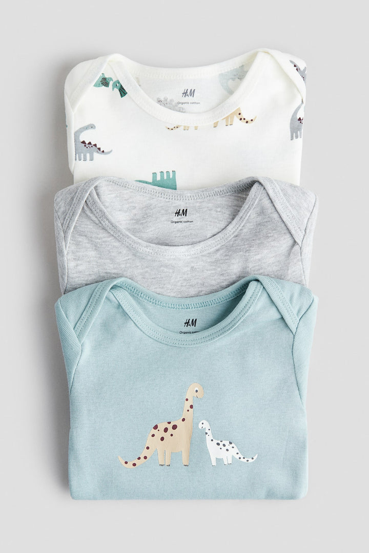 H&M 3-pack Printed Jersey Bodysuits
