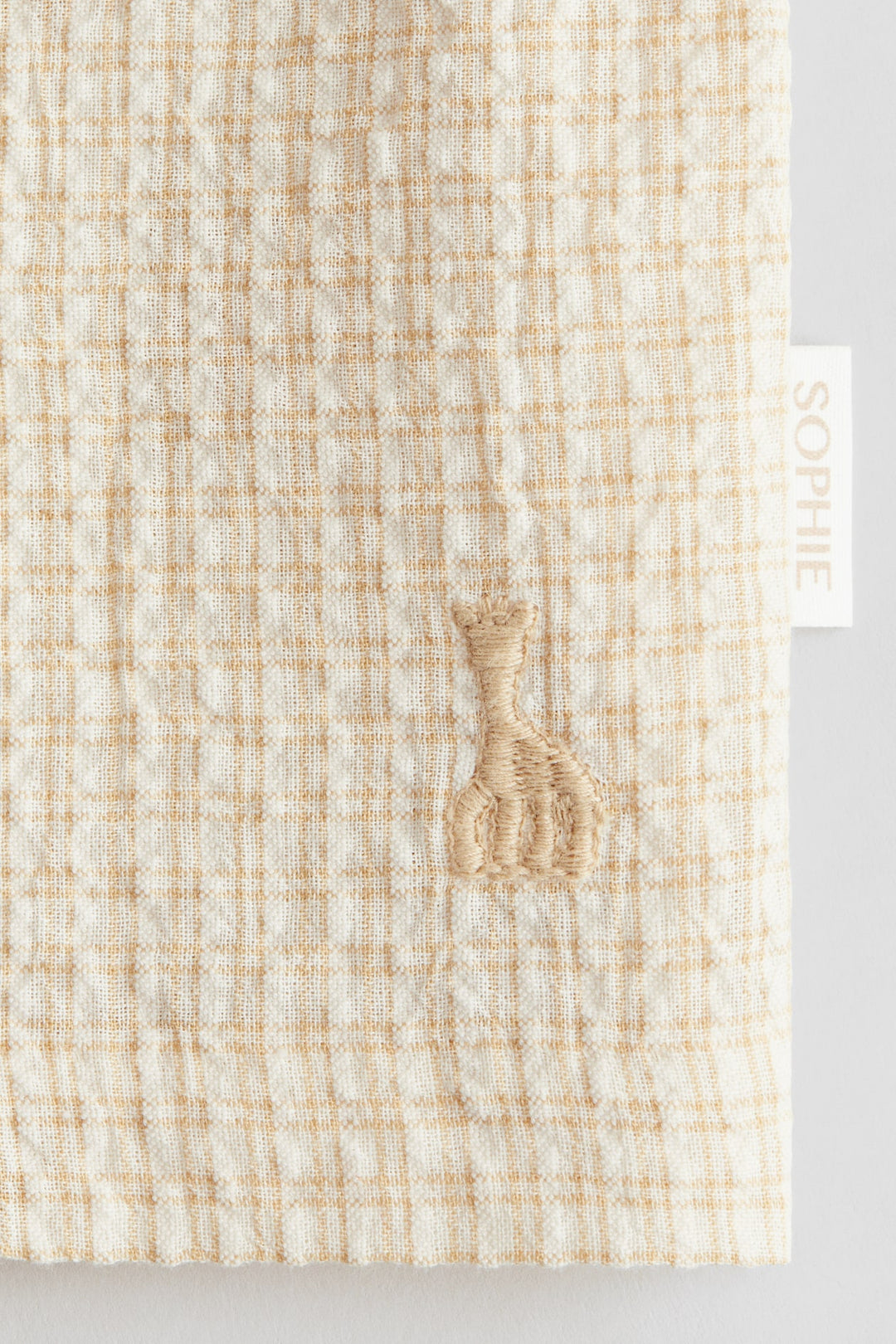 H&M x Sophie la girafe 2-Piece Cotton Seersucker Set