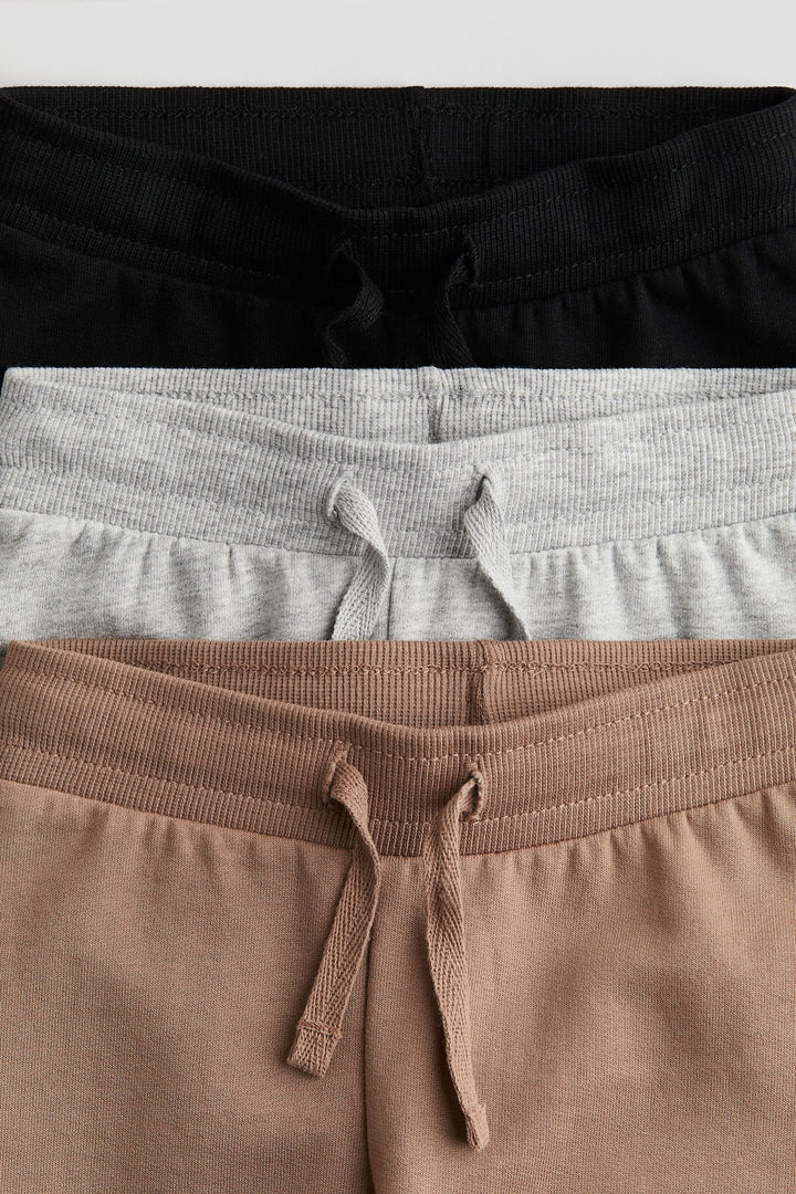 H&M 3-pack Cotton Joggers