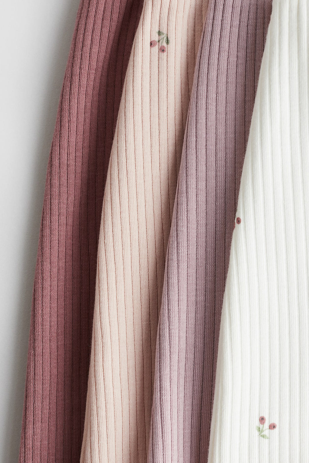 H&M 4-pack Ribbed Cotton Pants
