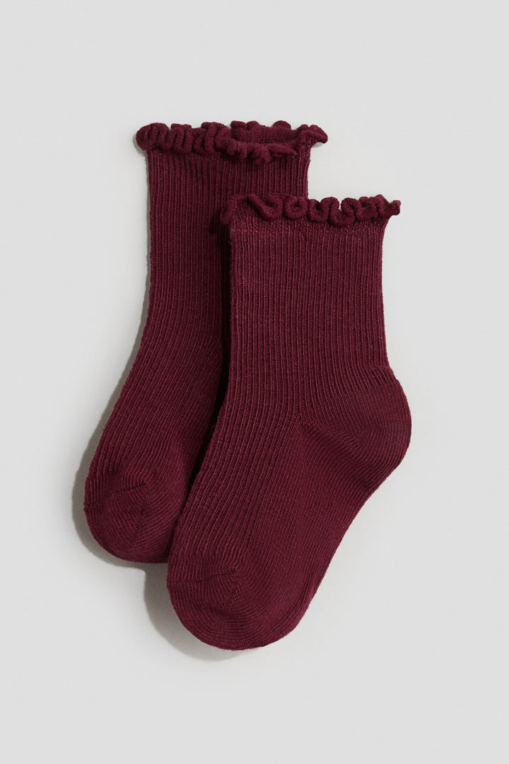 H&M 4-Pack Socks with Overlocked Trim