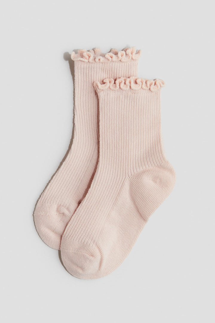H&M 4-Pack Socks with Overlocked Trim