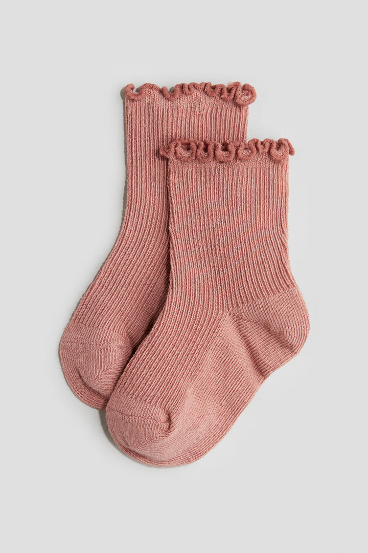 H&M 4-Pack Socks with Overlocked Trim