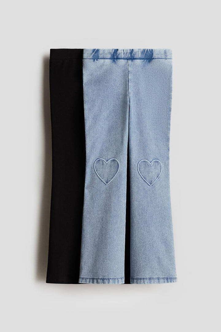 H&M 2-pack Flared Jeggings