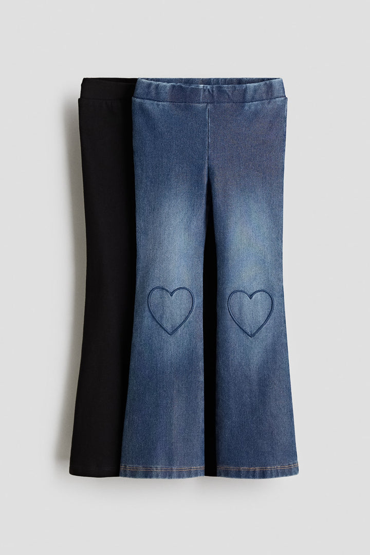 H&M 2-pack Flared Jeggings