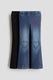 Black/dark denim blue
