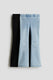 Black/light denim blue
