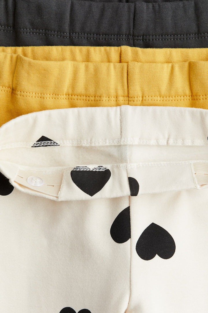 H&M 3-pack Brushed-Inside Jersey Leggings