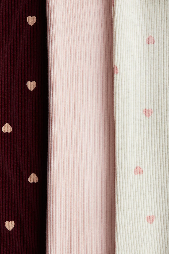 H&M 3-Pack Ribbed Cotton Leggings