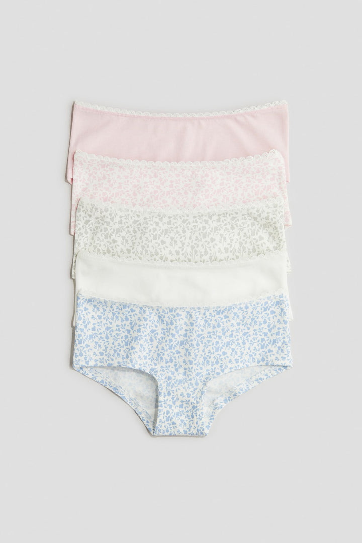 5-Pack Cotton Hipster Briefs