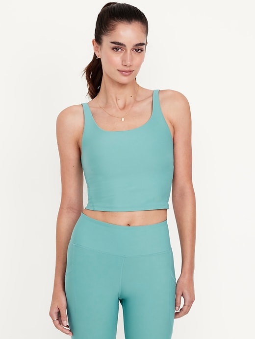 Old Navy Light Support PowerSoft Longline Sports Bra