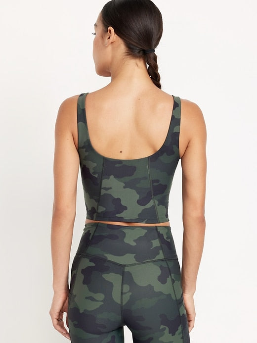 Old Navy Light Support PowerSoft Longline Sports Bra
