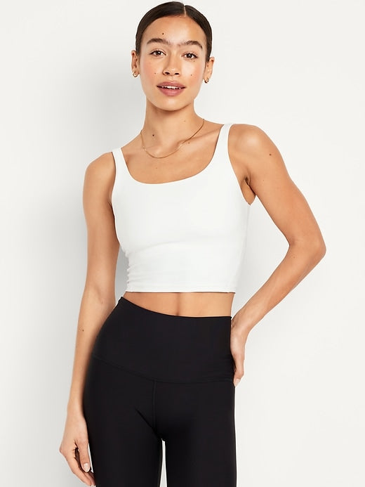 Old Navy Light Support PowerSoft Longline Sports Bra