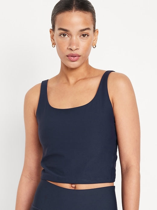 Old Navy Light Support PowerSoft Longline Sports Bra