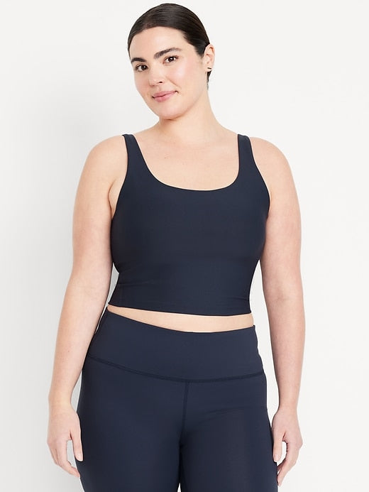 Old Navy Light Support PowerSoft Longline Sports Bra