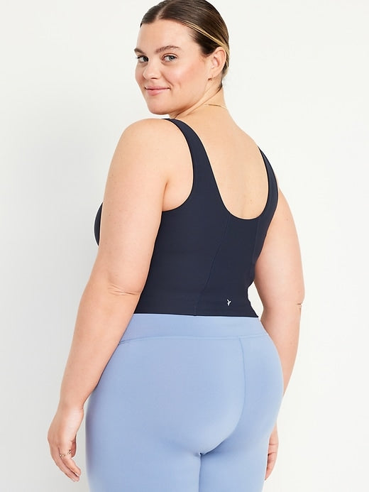 Old Navy Light Support PowerSoft Longline Sports Bra
