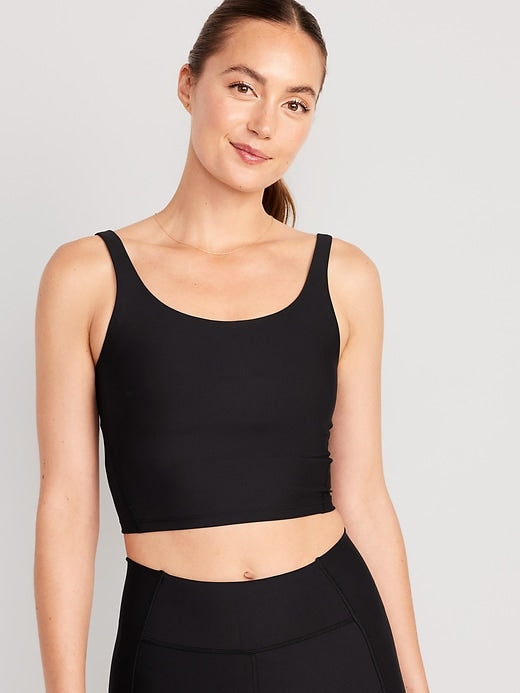Old Navy Light Support PowerSoft Longline Sports Bra