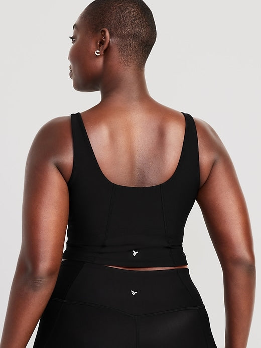 Old Navy Light Support PowerSoft Longline Sports Bra