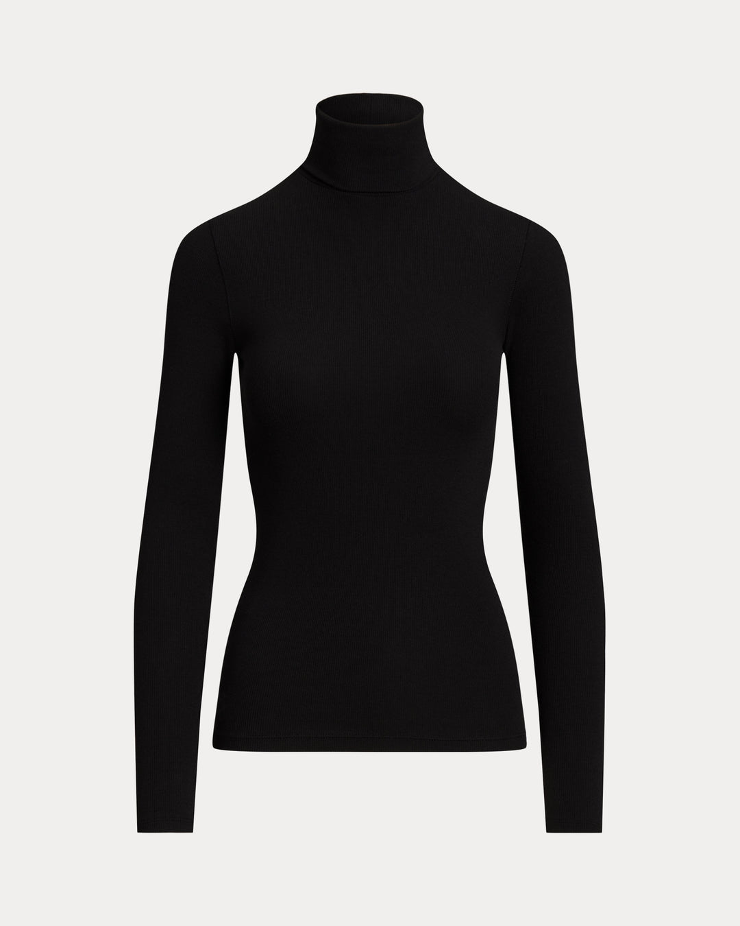 Ralph Lauren Stretch Ribbed Turtleneck
