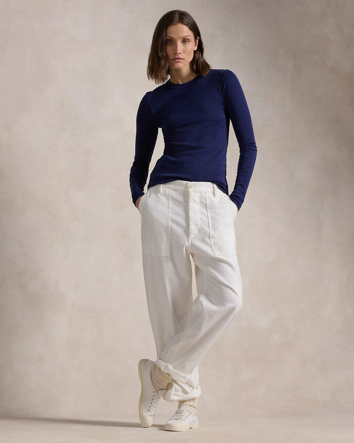 Ralph Lauren Slim Fit Cotton Long-Sleeve Tee
