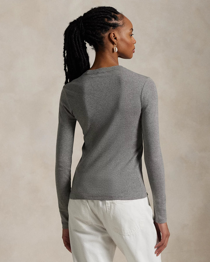 Ralph Lauren Slim Fit Cotton Long-Sleeve Tee