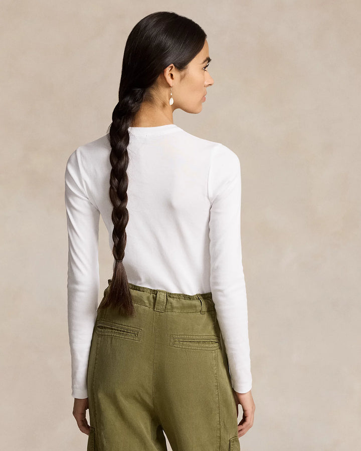 Ralph Lauren Slim Fit Cotton Long-Sleeve Tee