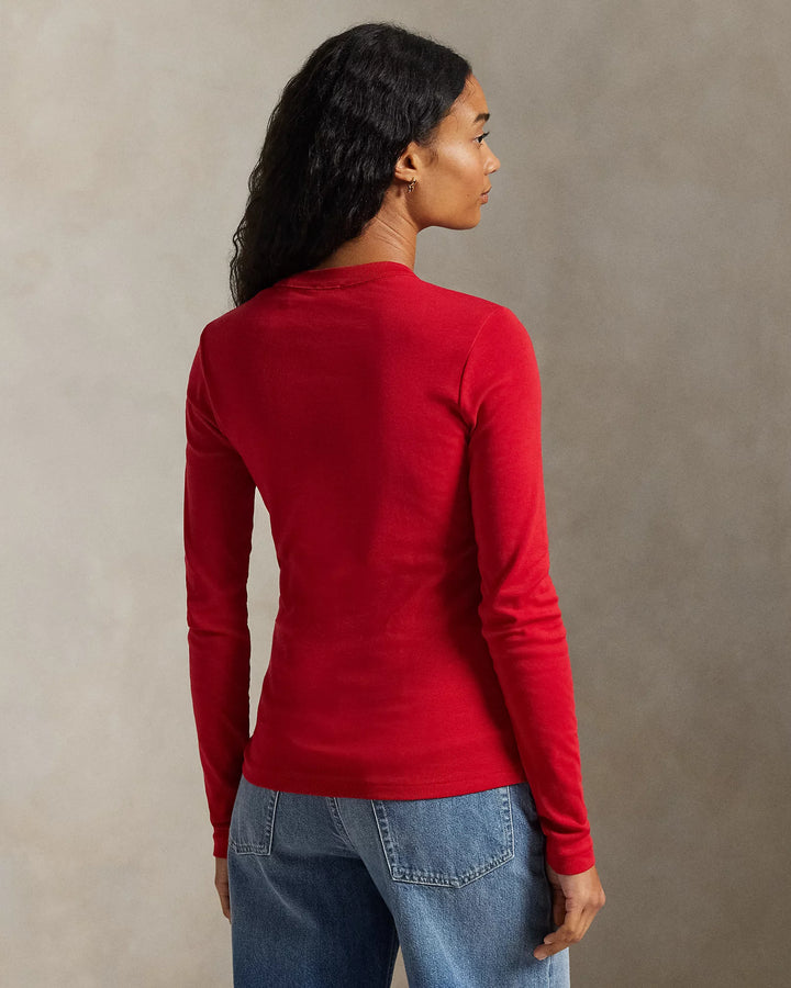 Ralph Lauren Slim Fit Cotton Long-Sleeve Tee