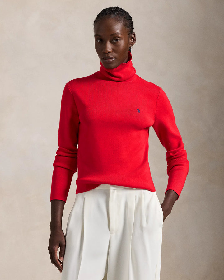 Ralph Lauren Cotton-Blend Turtleneck