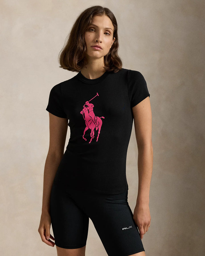 Ralph Lauren Pink Pony Cotton Crewneck Tee
