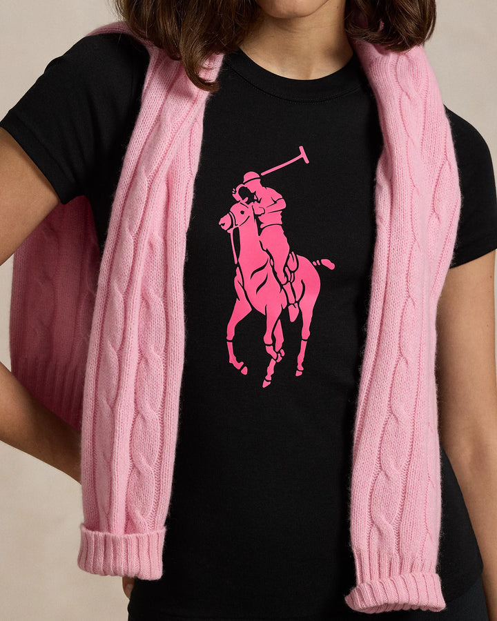 Ralph Lauren Pink Pony Cotton Crewneck Tee