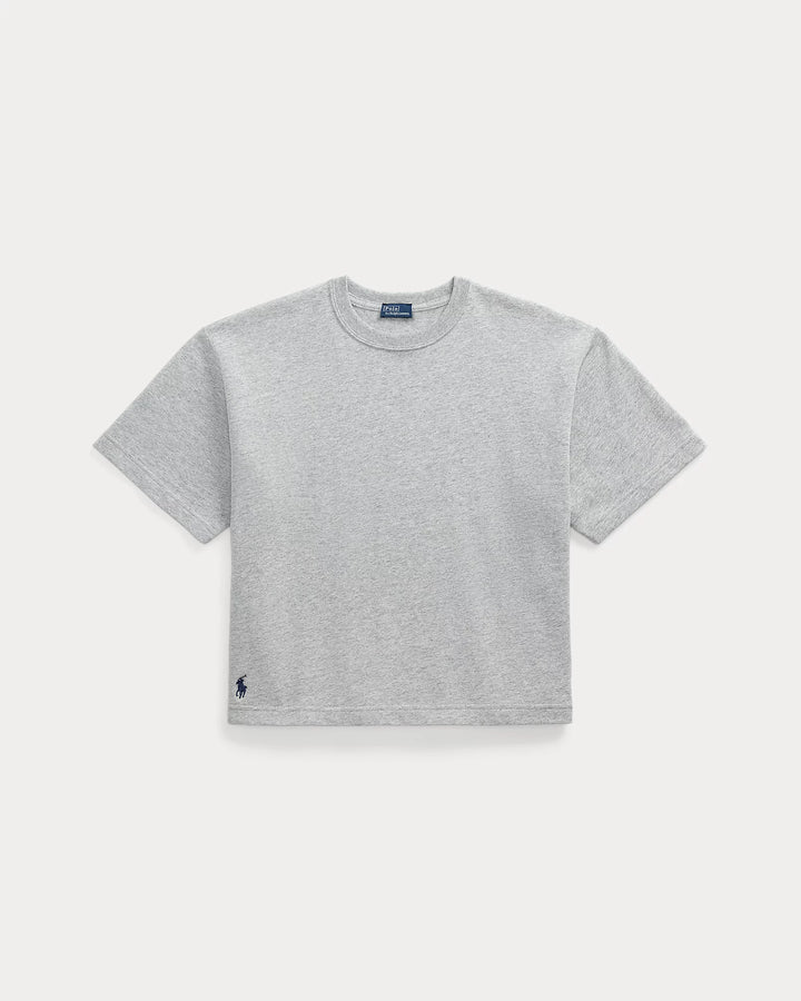 Ralph Lauren Relaxed Crop Fit Cotton Jersey Tee