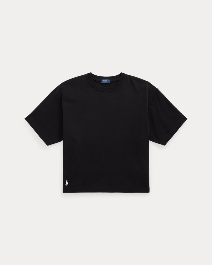 Ralph Lauren Relaxed Crop Fit Cotton Jersey Tee