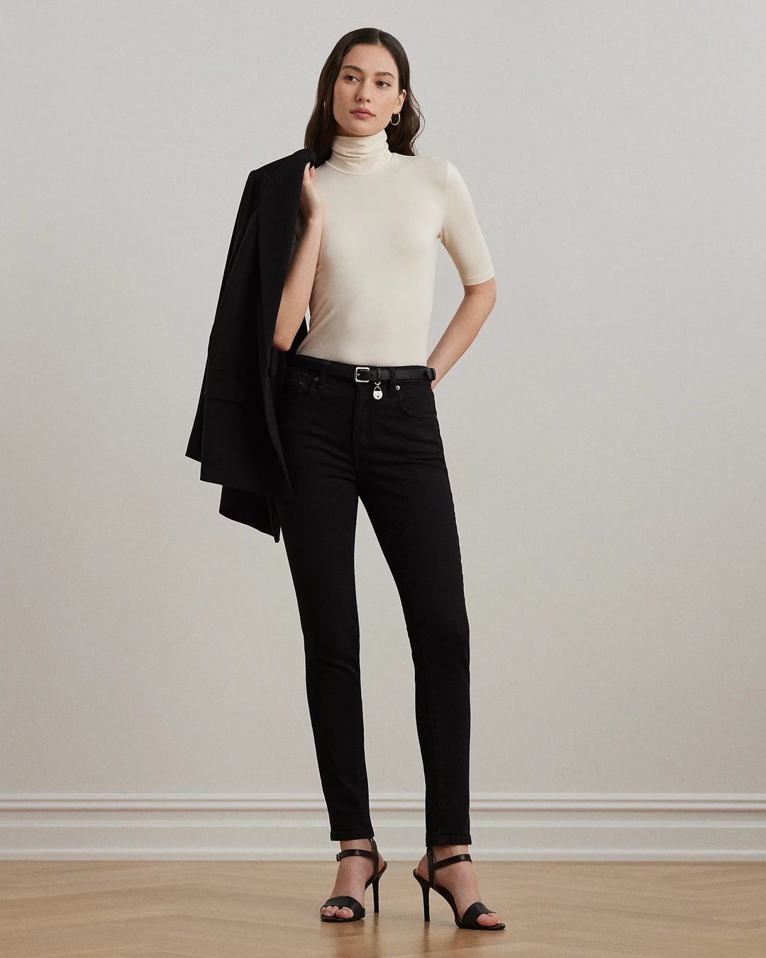 Ralph Lauren Jersey Turtleneck Top