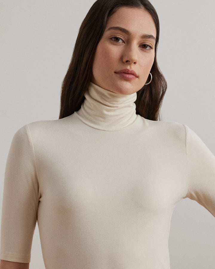 Ralph Lauren Jersey Turtleneck Top