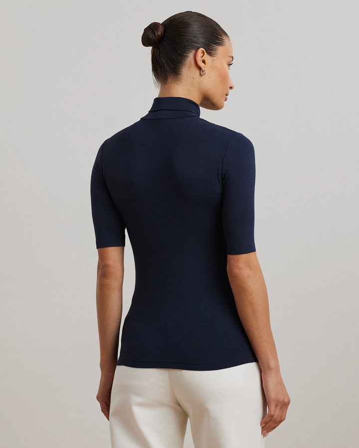 Ralph Lauren Jersey Turtleneck Top