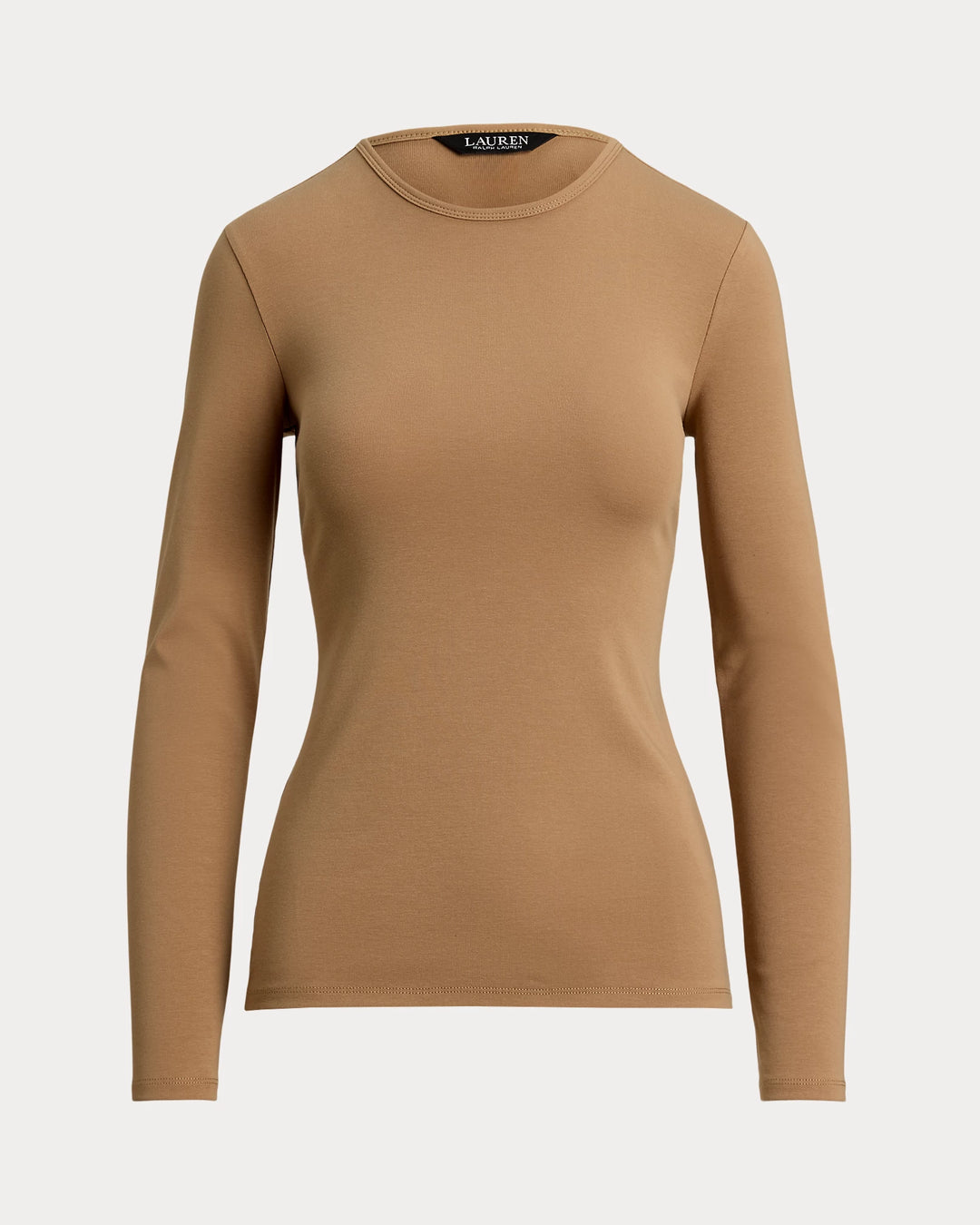 Ralph Lauren Cotton-Blend Long-Sleeve Top