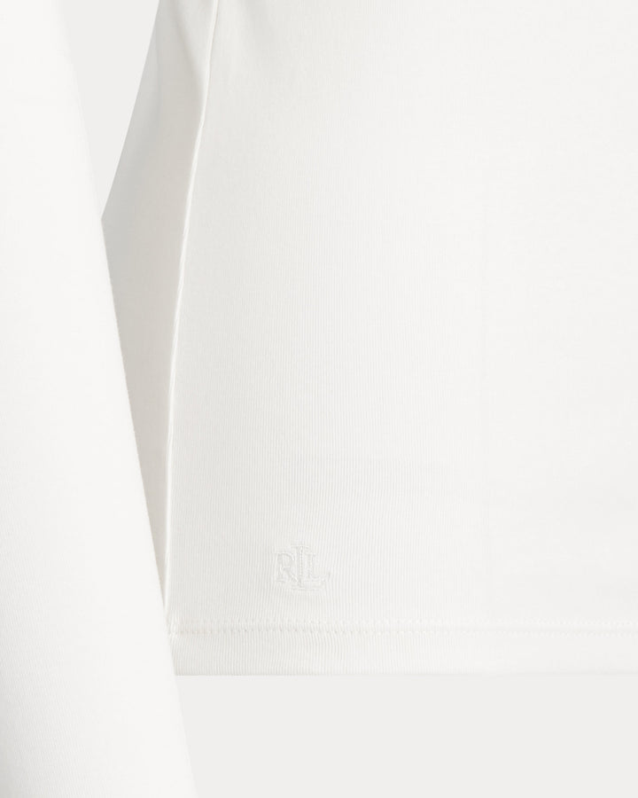 Ralph Lauren Cotton-Blend Long-Sleeve Top