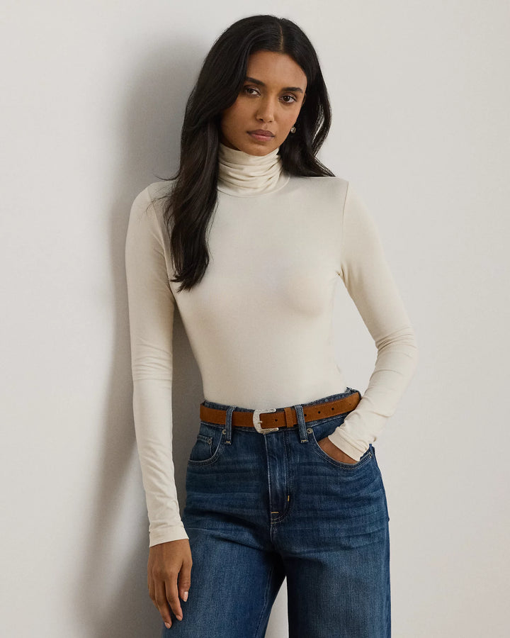 Ralph Lauren Stretch Jersey Turtleneck