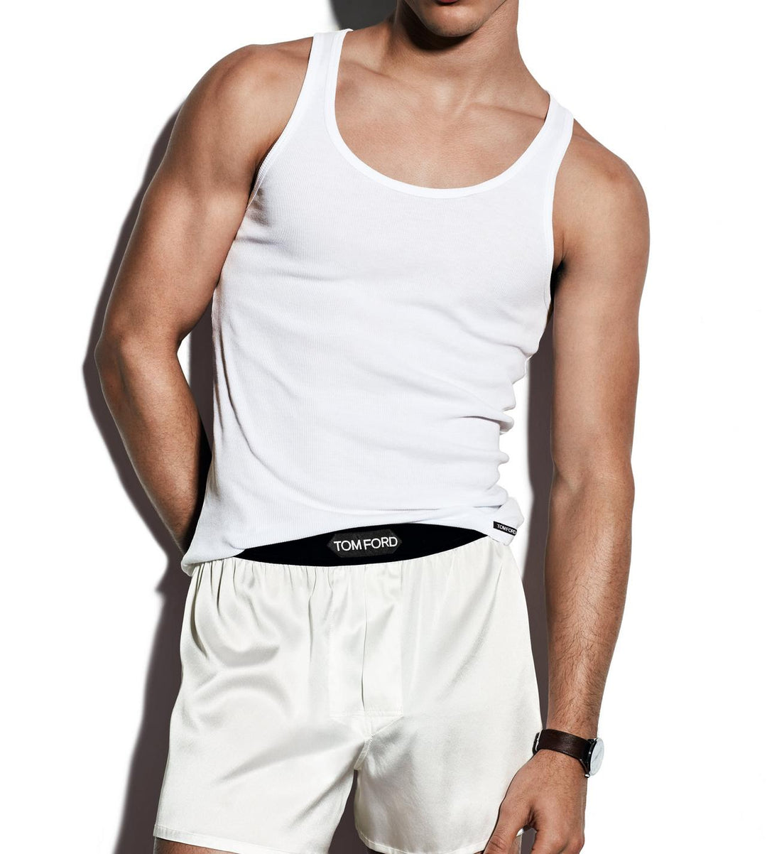TOM FORD COTTON MODAL RIB TANK