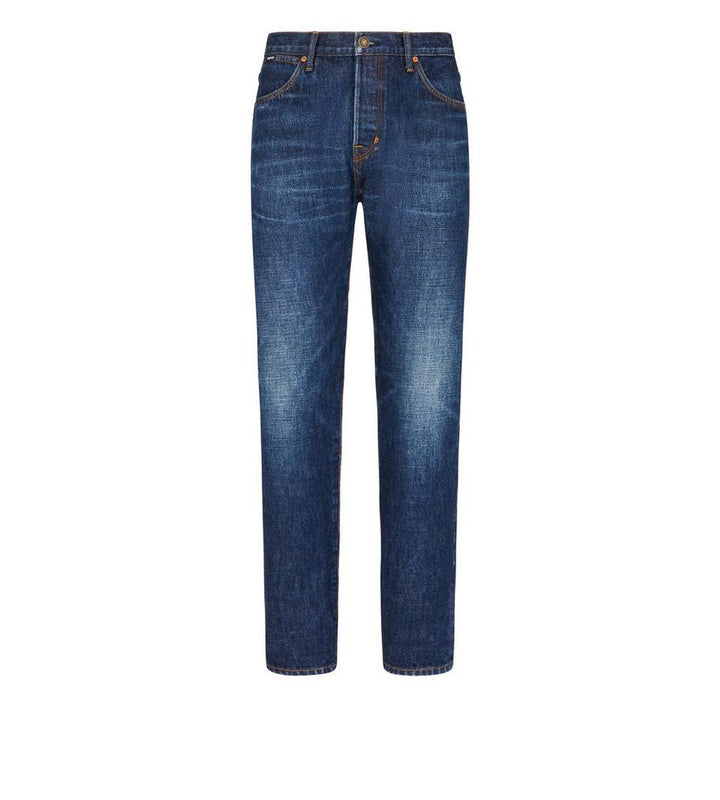 TOM FORD INDIGO SELVEDGE STANDARD FIT DENIM
