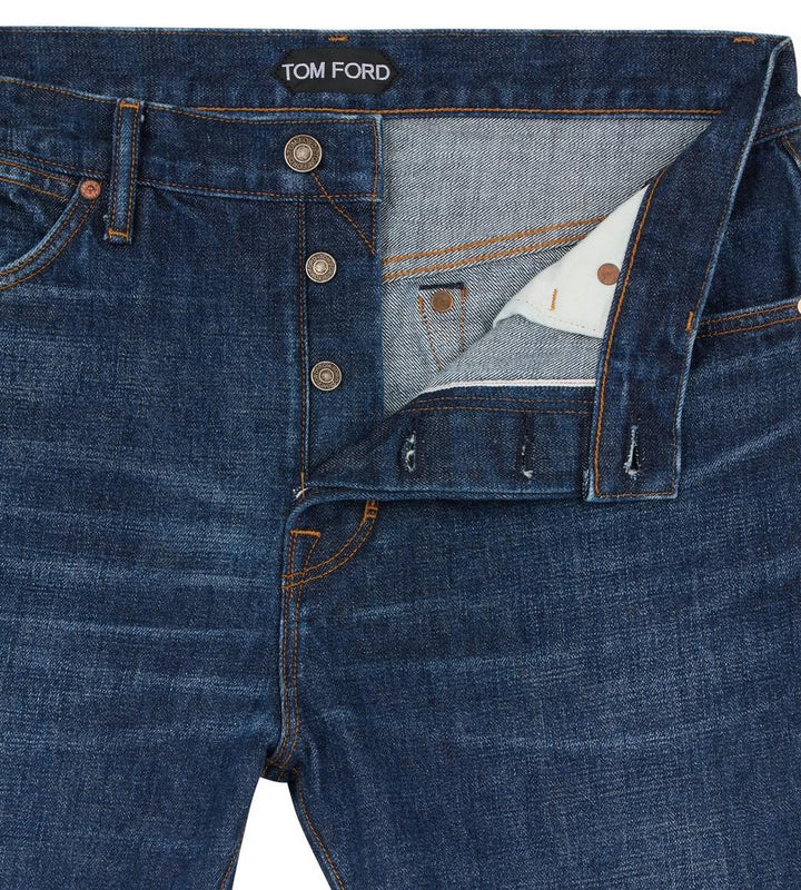 TOM FORD INDIGO SELVEDGE STANDARD FIT DENIM