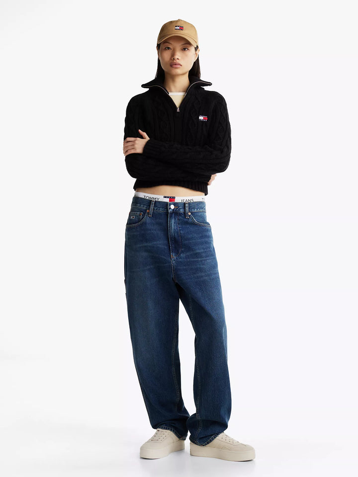 Tommy Hilfiger Cable Knit Quarter-Zip Sweater