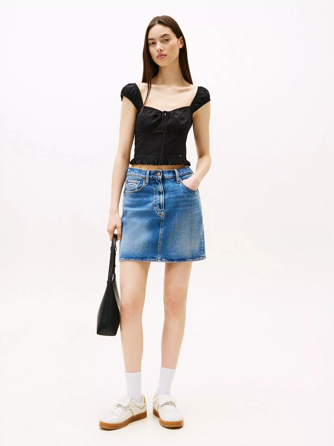 Tommy Hilfiger Tommy Jeans Poplin Boho Crop Top