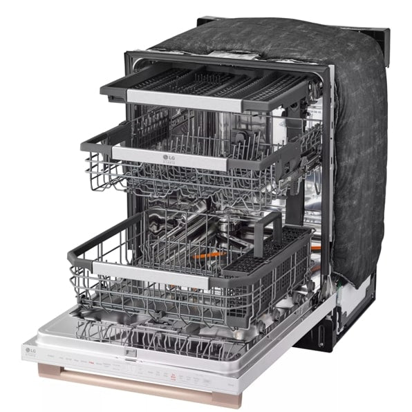 LG SDWB24W3 LG STUDIO Smart Top Control Dishwasher with 1-Hour Wash & Dry, QuadWash® Pro, TrueSteam® and Dynamic Heat Dry™