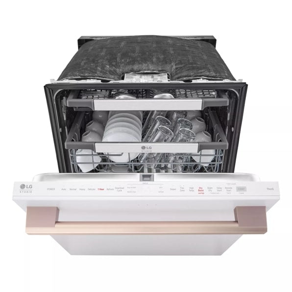 LG SDWB24W3 LG STUDIO Smart Top Control Dishwasher with 1-Hour Wash & Dry, QuadWash® Pro, TrueSteam® and Dynamic Heat Dry™