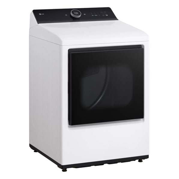 LG DLGX8601WE 7.3 cu.ft. Ultra Large High Efficiency Gas TurboSteam™ LG EasyLoad™ Door, Wi-Fi Connectivity, White
