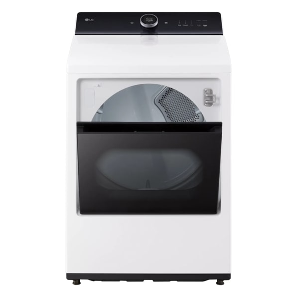 LG DLGX8601WE 7.3 cu.ft. Ultra Large High Efficiency Gas TurboSteam™ LG EasyLoad™ Door, Wi-Fi Connectivity, White