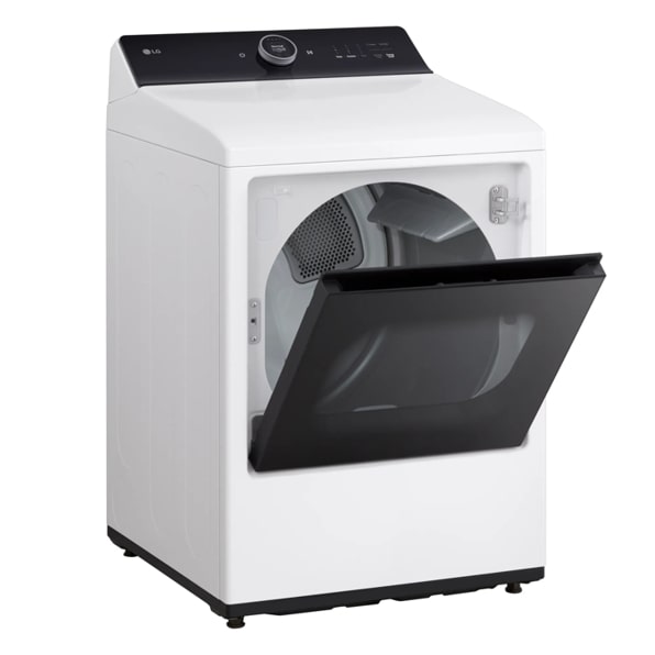 LG DLGX8601WE 7.3 cu.ft. Ultra Large High Efficiency Gas TurboSteam™ LG EasyLoad™ Door, Wi-Fi Connectivity, White
