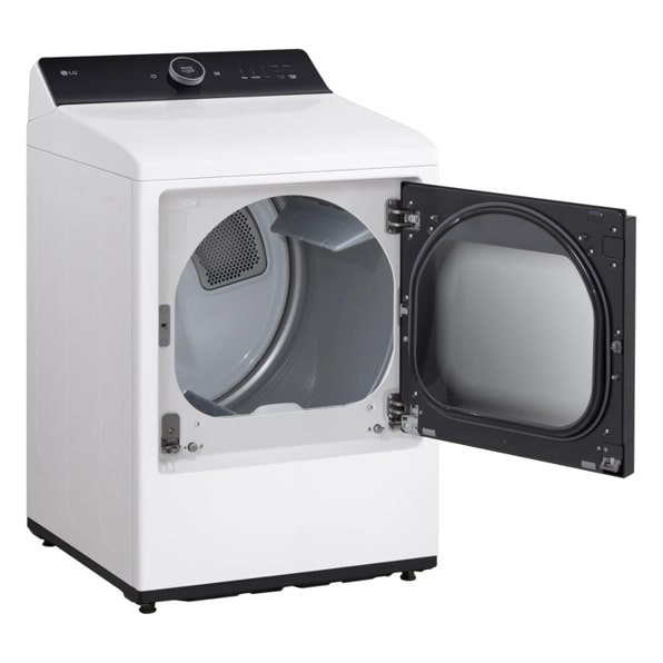 LG DLGX8601WE 7.3 cu.ft. Ultra Large High Efficiency Gas TurboSteam™ LG EasyLoad™ Door, Wi-Fi Connectivity, White