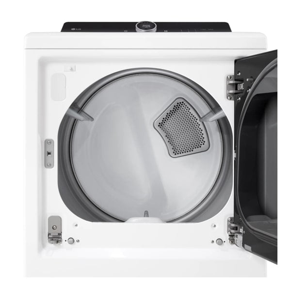 LG DLGX8601WE 7.3 cu.ft. Ultra Large High Efficiency Gas TurboSteam™ LG EasyLoad™ Door, Wi-Fi Connectivity, White